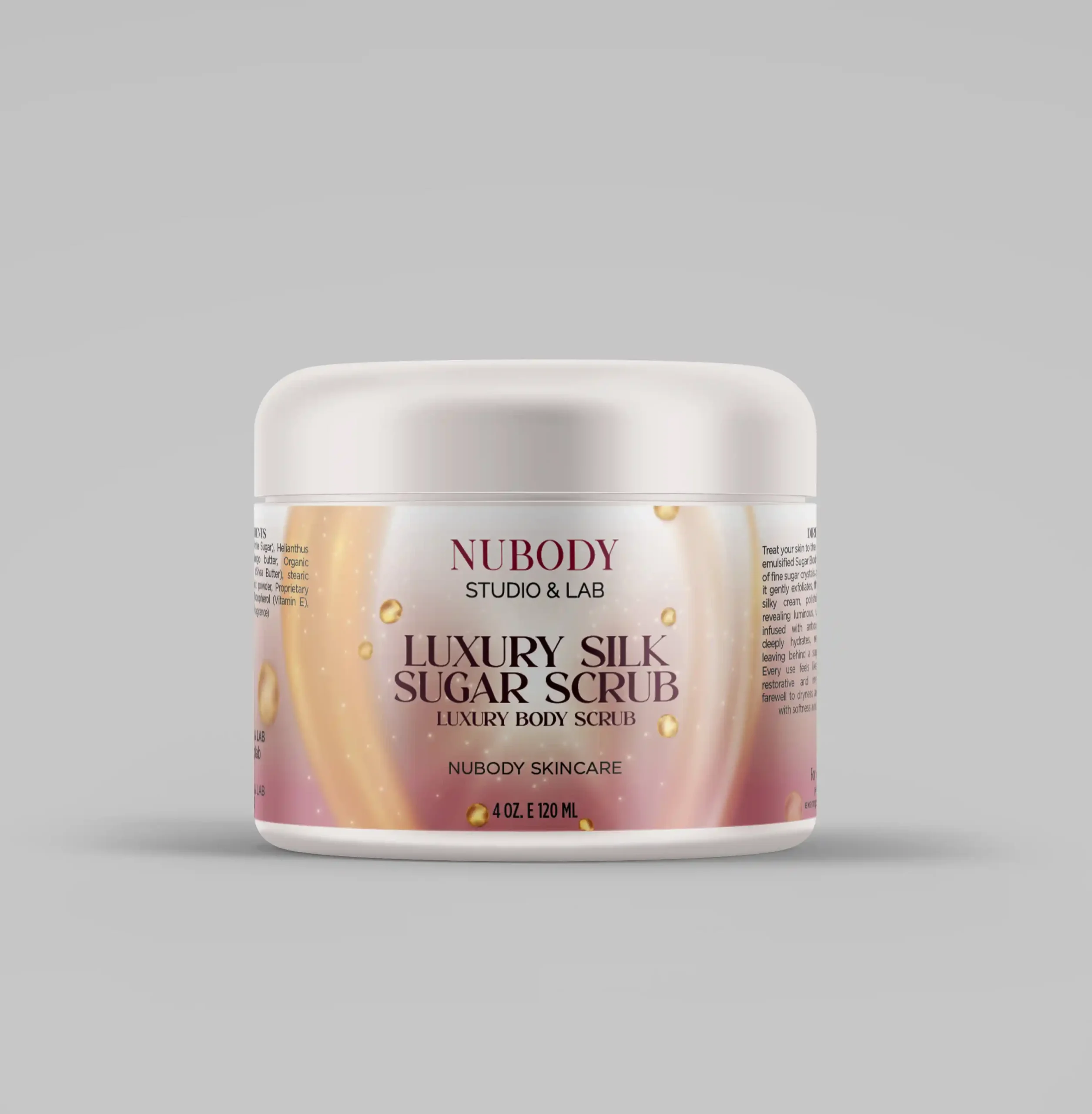 nuBody silk sugar scrubs