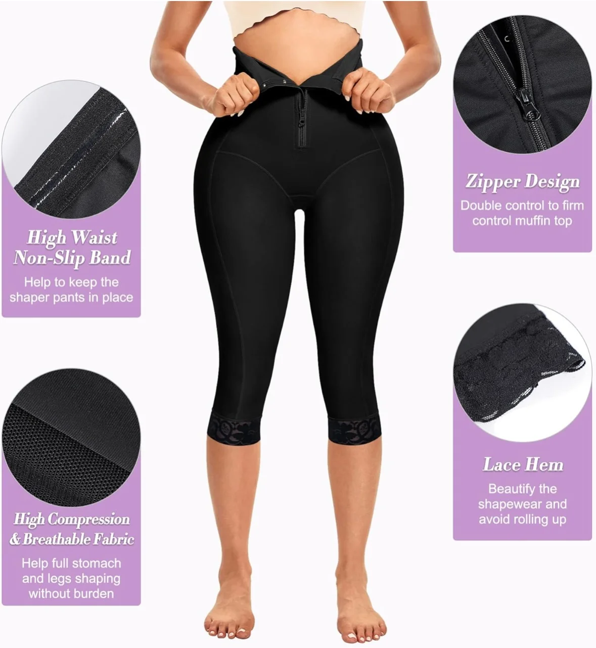 Butt Lifting, Thigh Slimming, Waist Trimmimg Shapewear